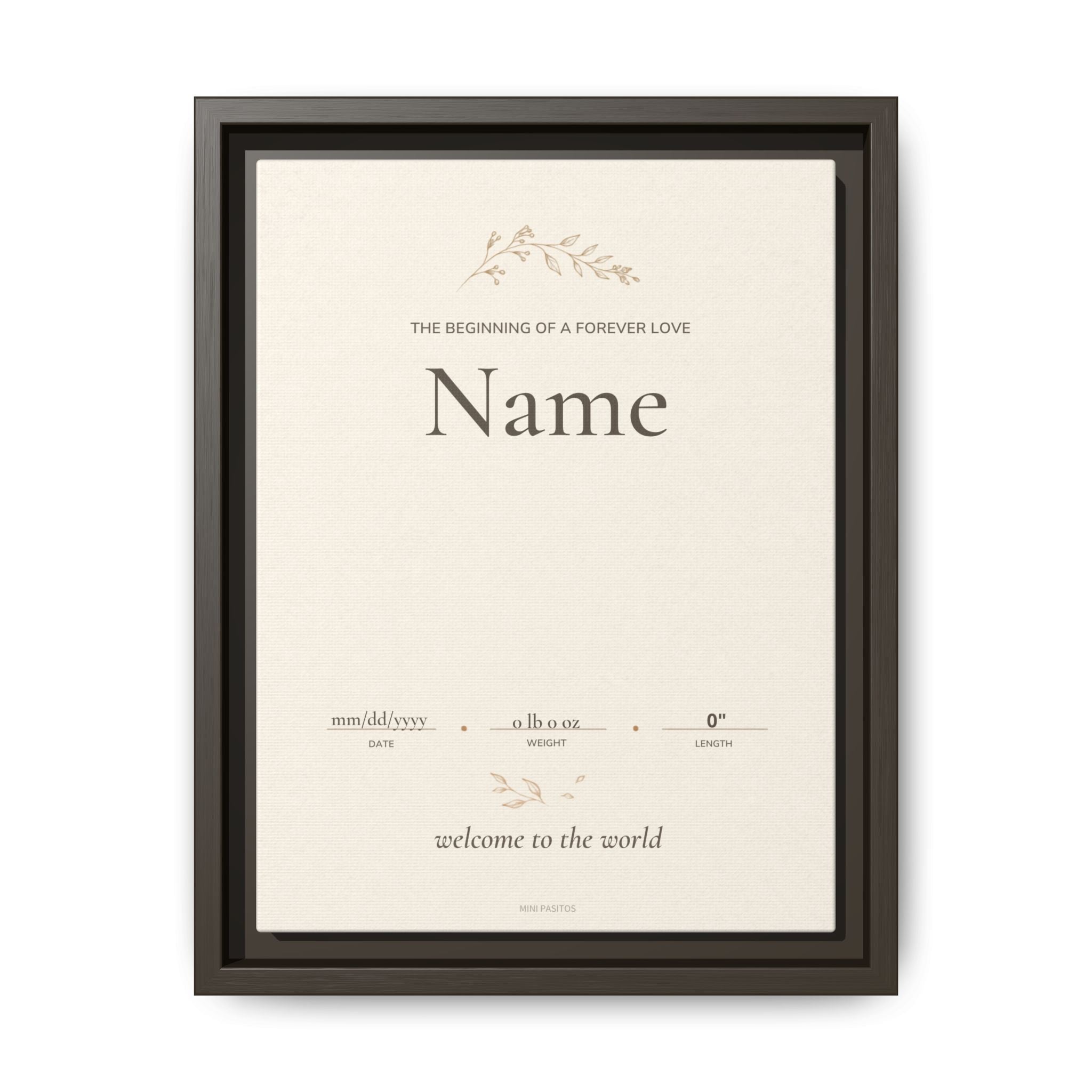 Matte Canvas, Framed (Multi-color)