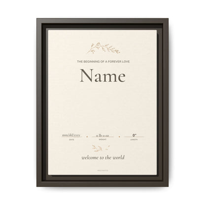 Matte Canvas, Framed (Multi-color)