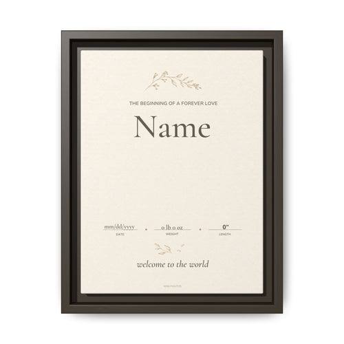 Matte Canvas, Framed (Multi-color)