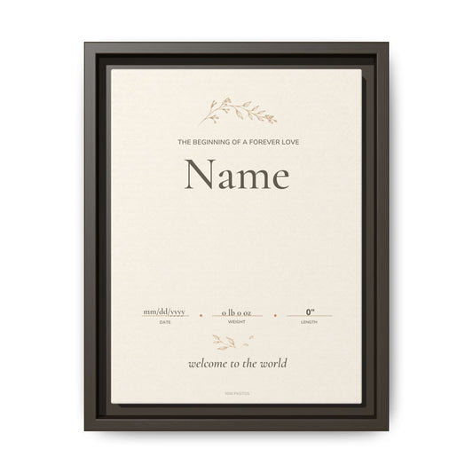 Matte Canvas, Framed (Multi-color)