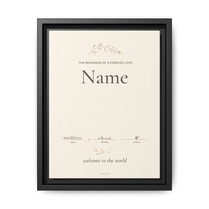 Matte Canvas, Framed (Multi-color)